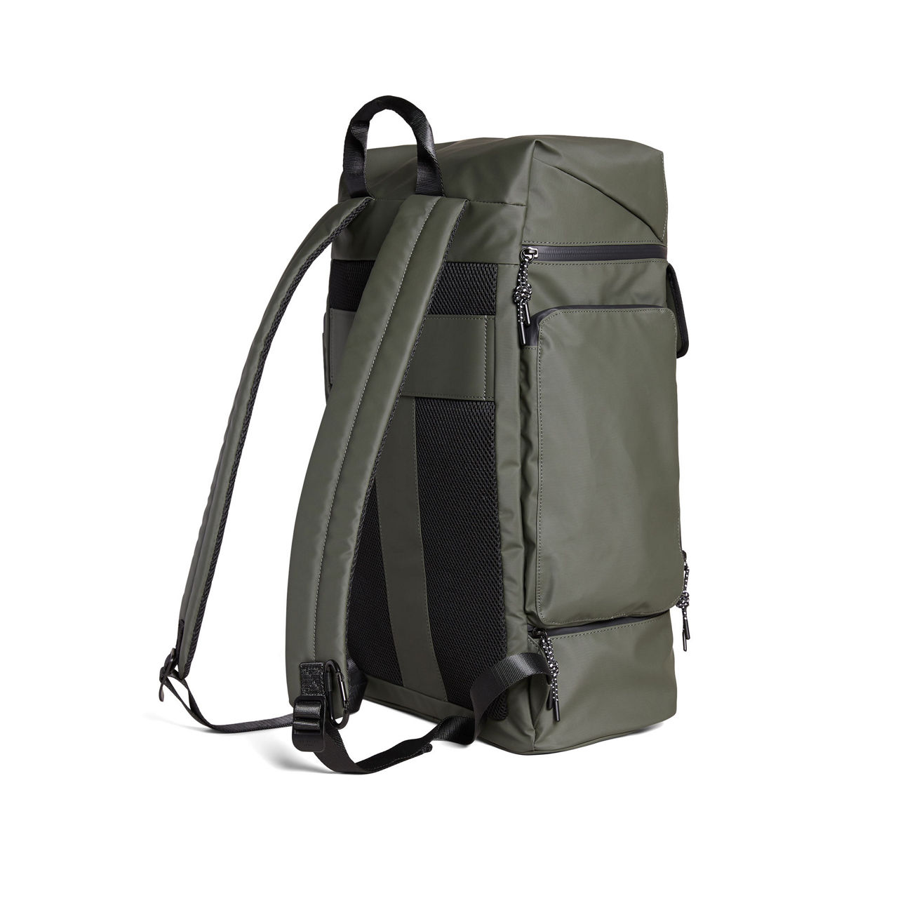 TED BAKER Walks Rubberised Zip Top Backpack