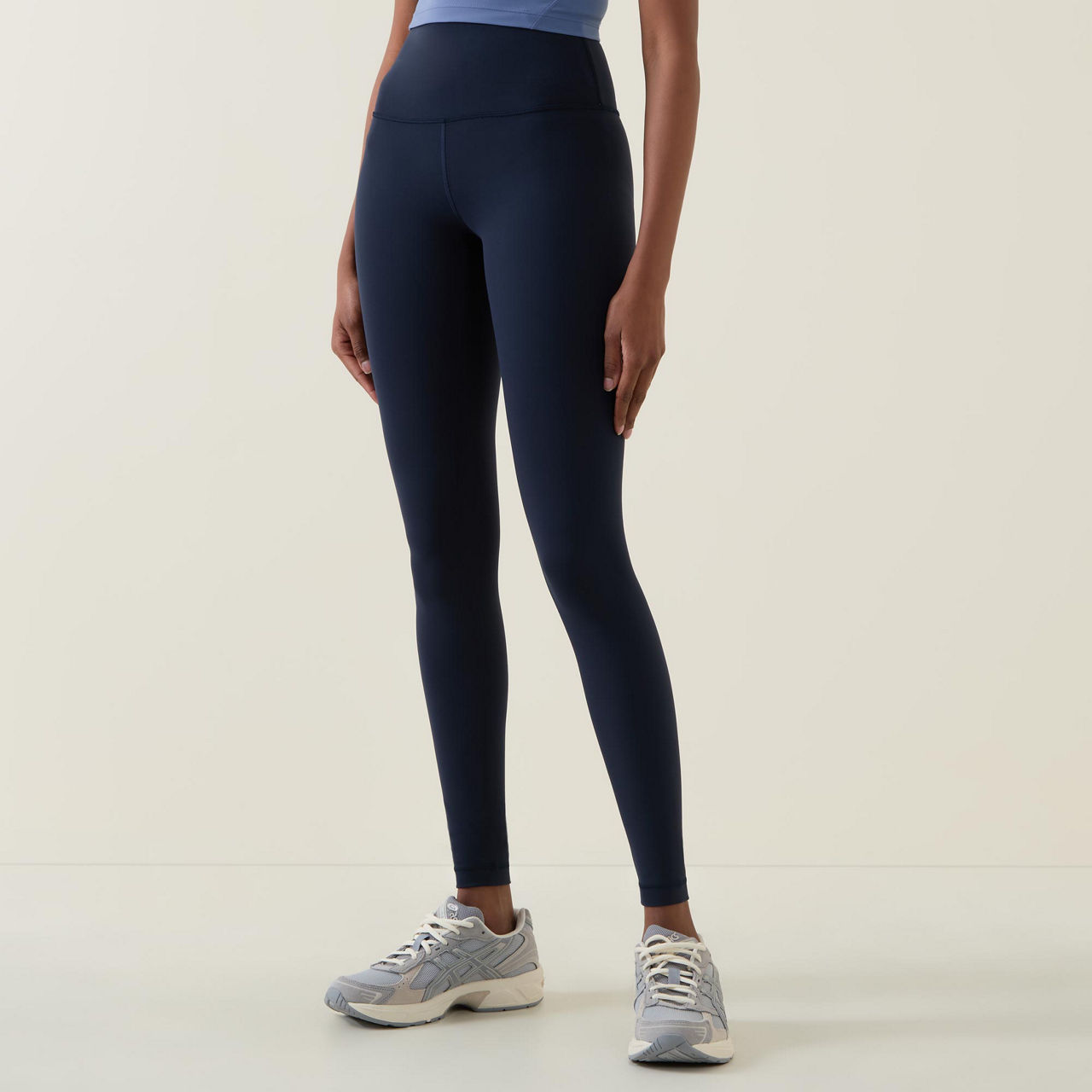 Lululemon Wunder Under blue samba leggings