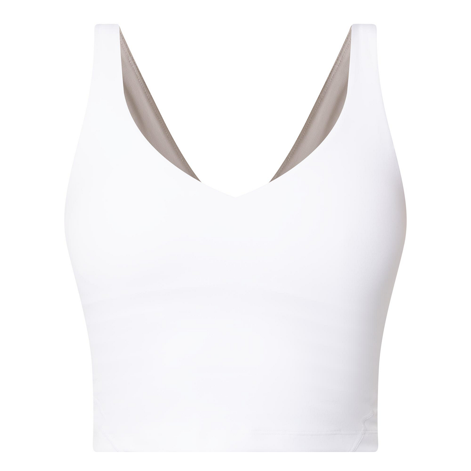 Faith Strappy Yoga Tank Top With Built in Bra in White -  Ireland