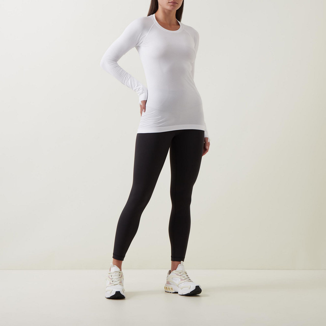 Lululemon Swiftly Tech Relaxed-Fit Polo Shirt - White / White - lulu  fanatics