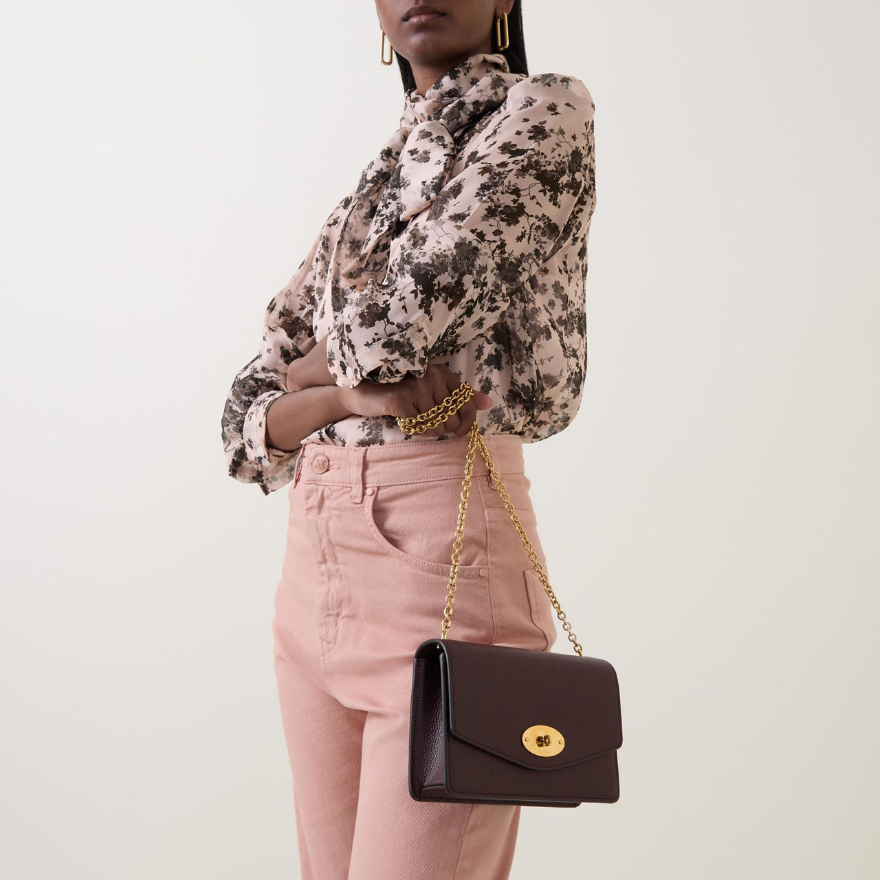 MULBERRY Small Leather Darley Shoulder Bag