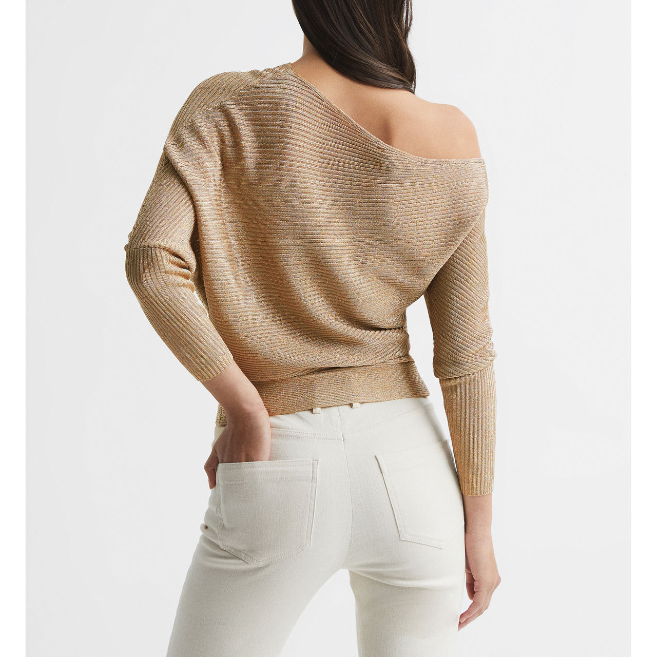 Luca Asymmetric Drape Top