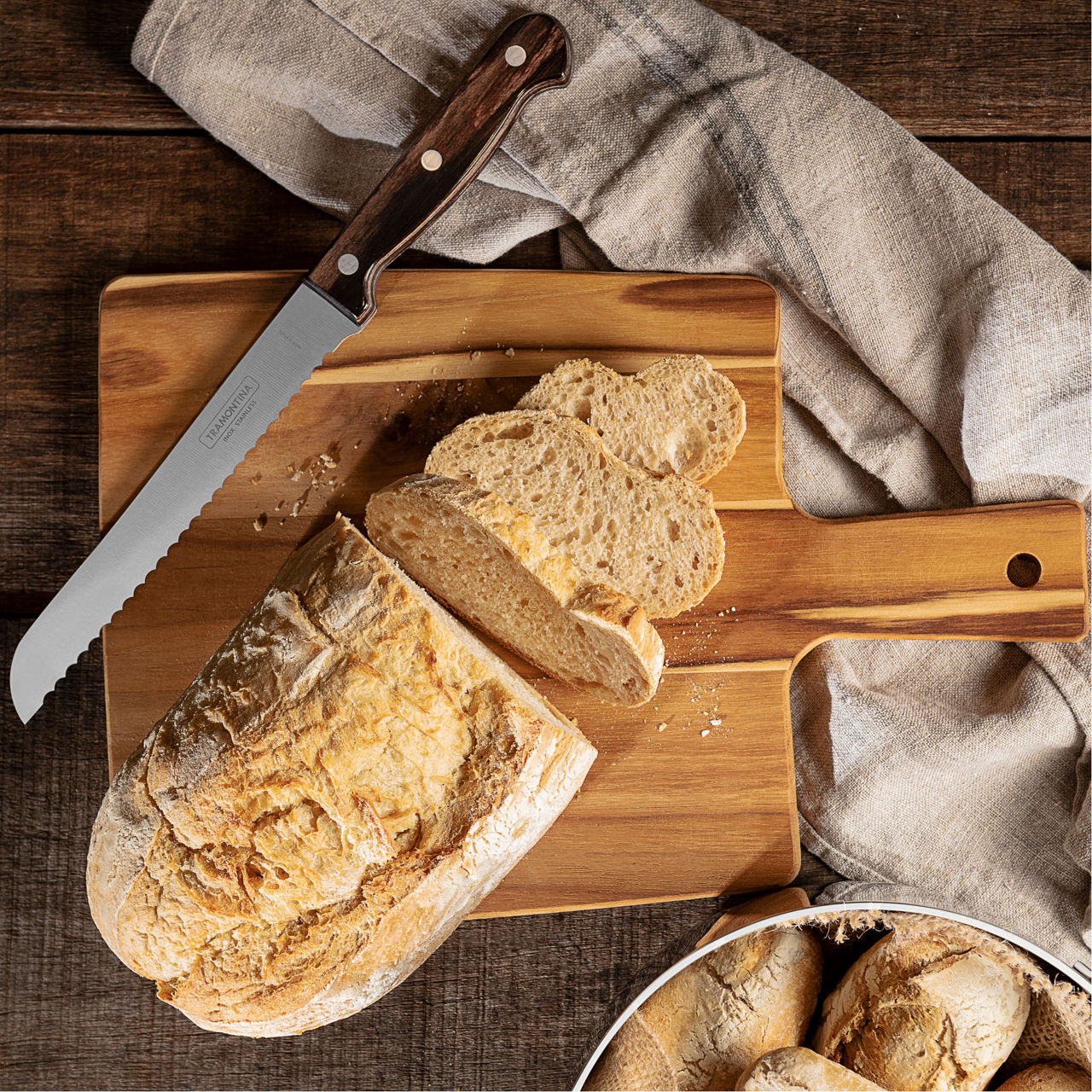 TRAMONTINA Six Piece Knife Block