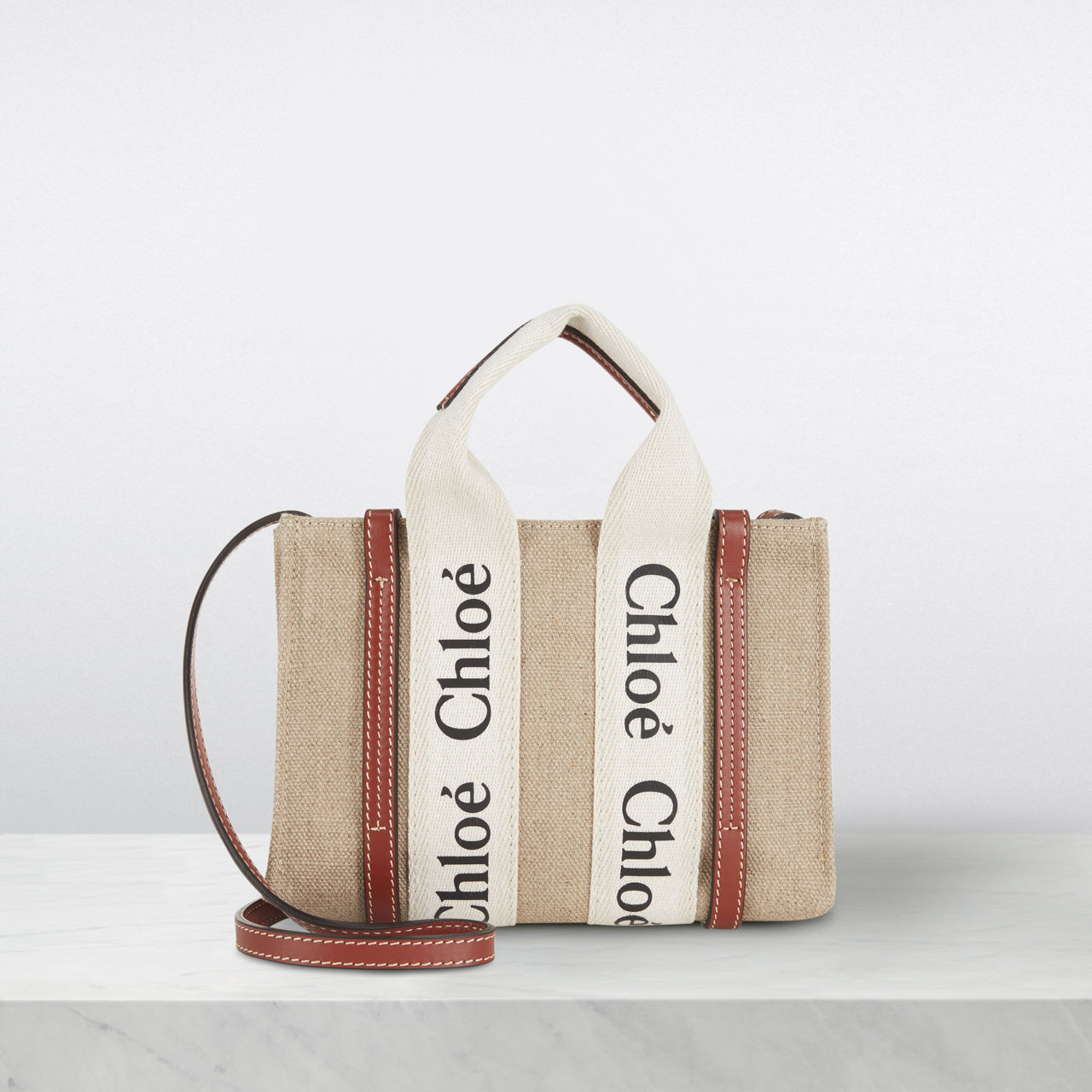 CHLO Woody Mini Tote Bag