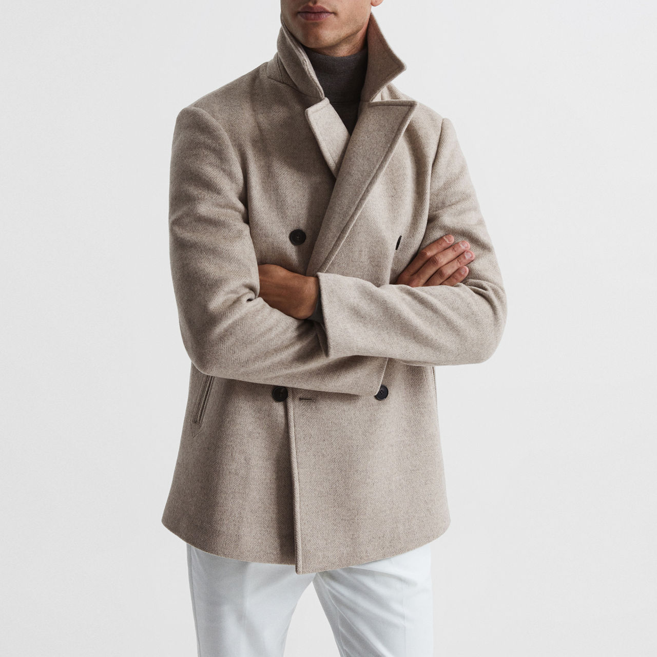 reiss-bergamo-wool-blend-herringbone-peacoat
