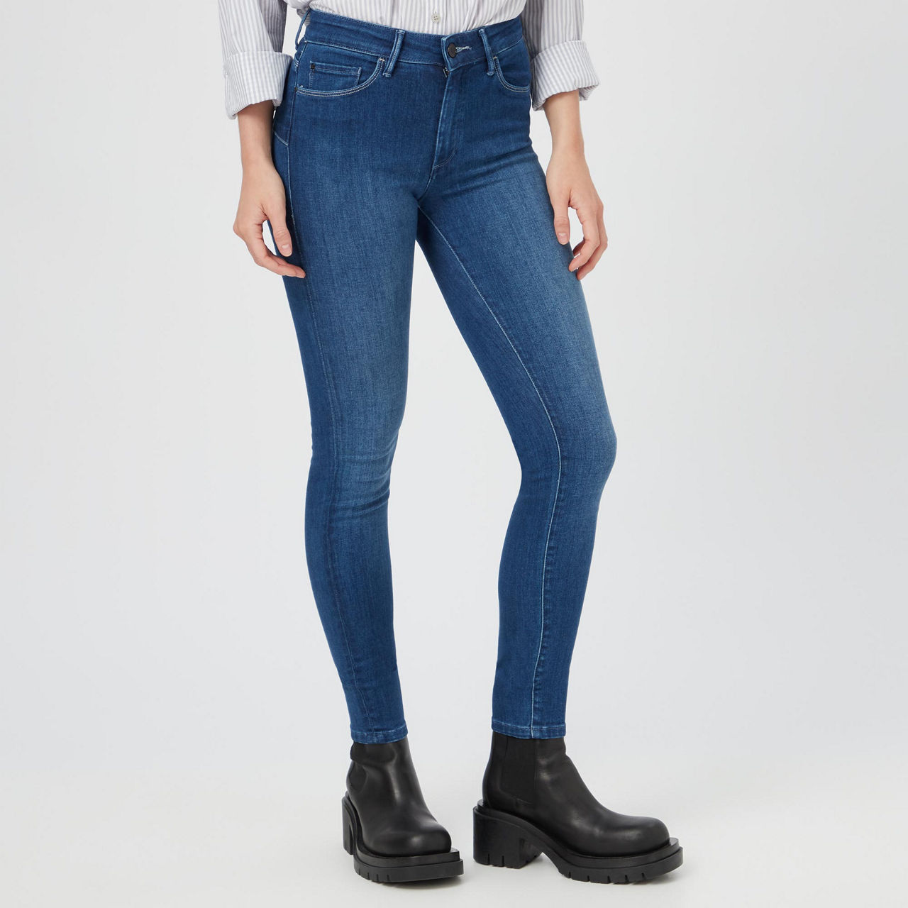 SALSA Wonder Push-Up Mid Rise Skinny Jeans