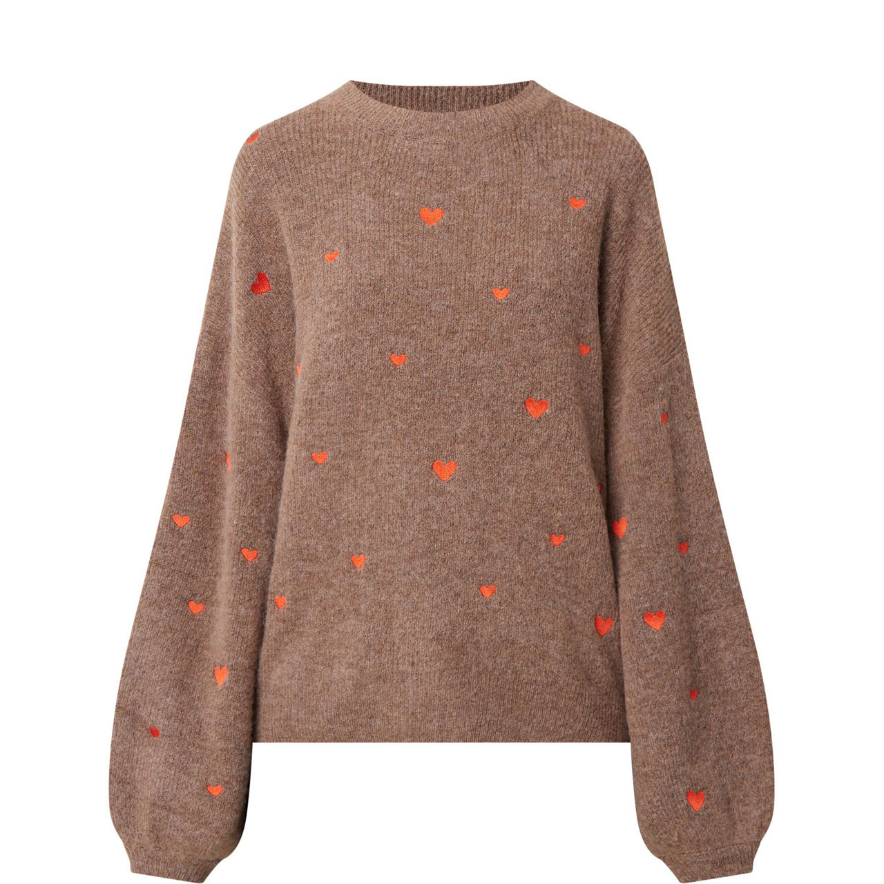 FABIENNE CHAPOT Lidia Love Heart Crew Neck Sweater
