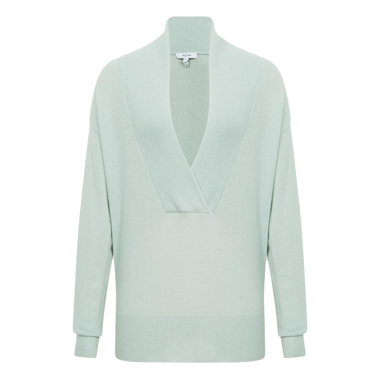reiss amelia cashmere shawl collar sweater