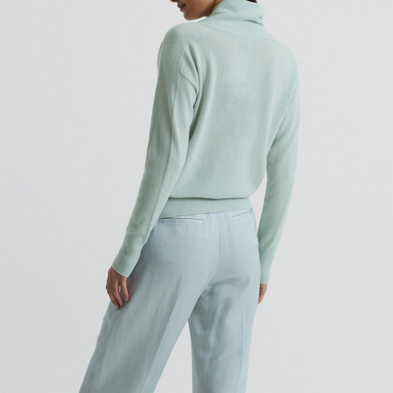 reiss amelia cashmere shawl collar sweater