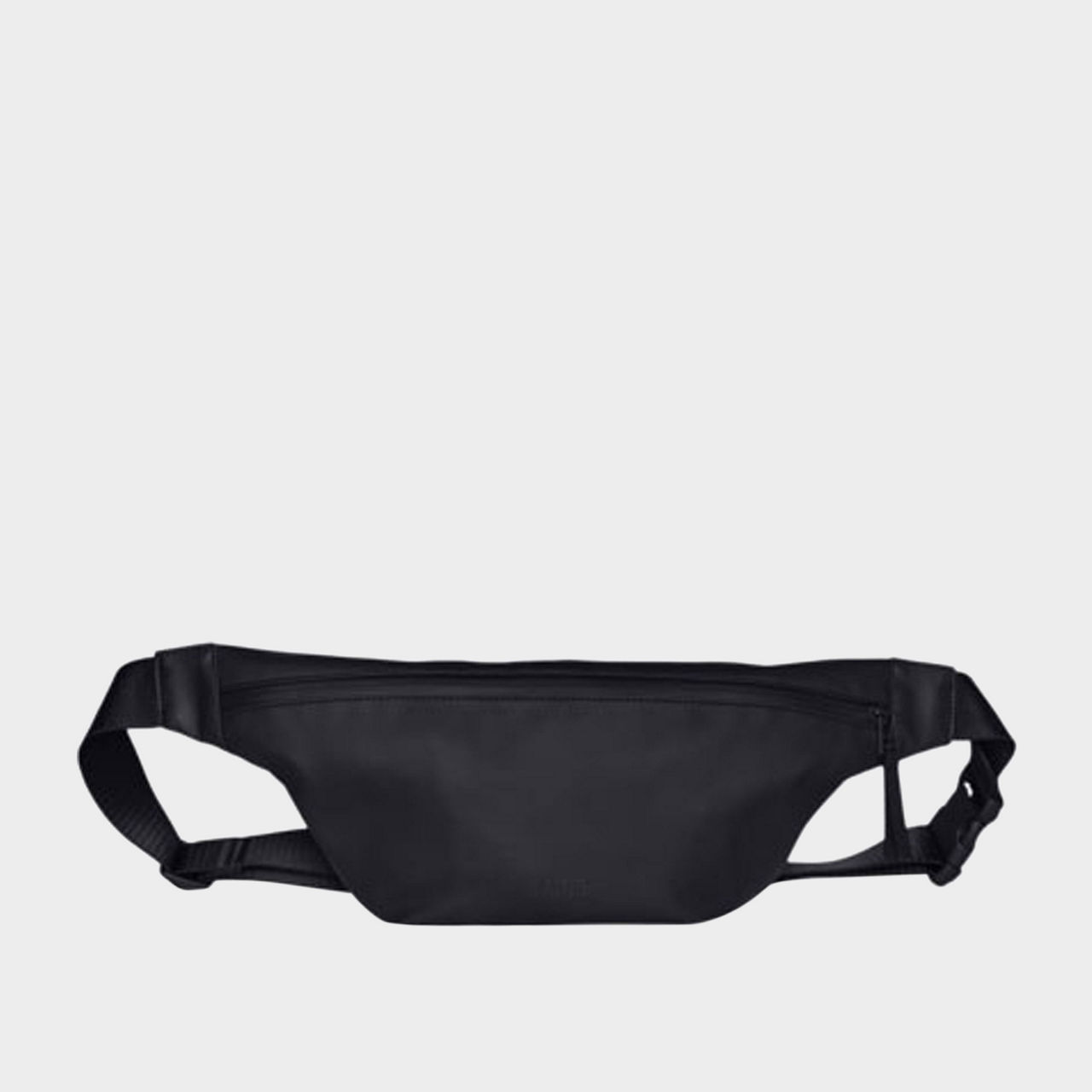 Mens plain outlet black bum bag