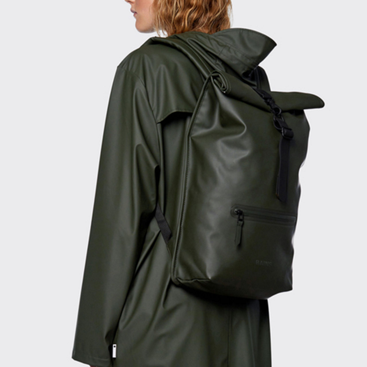 RAINS Rolltop Backpack