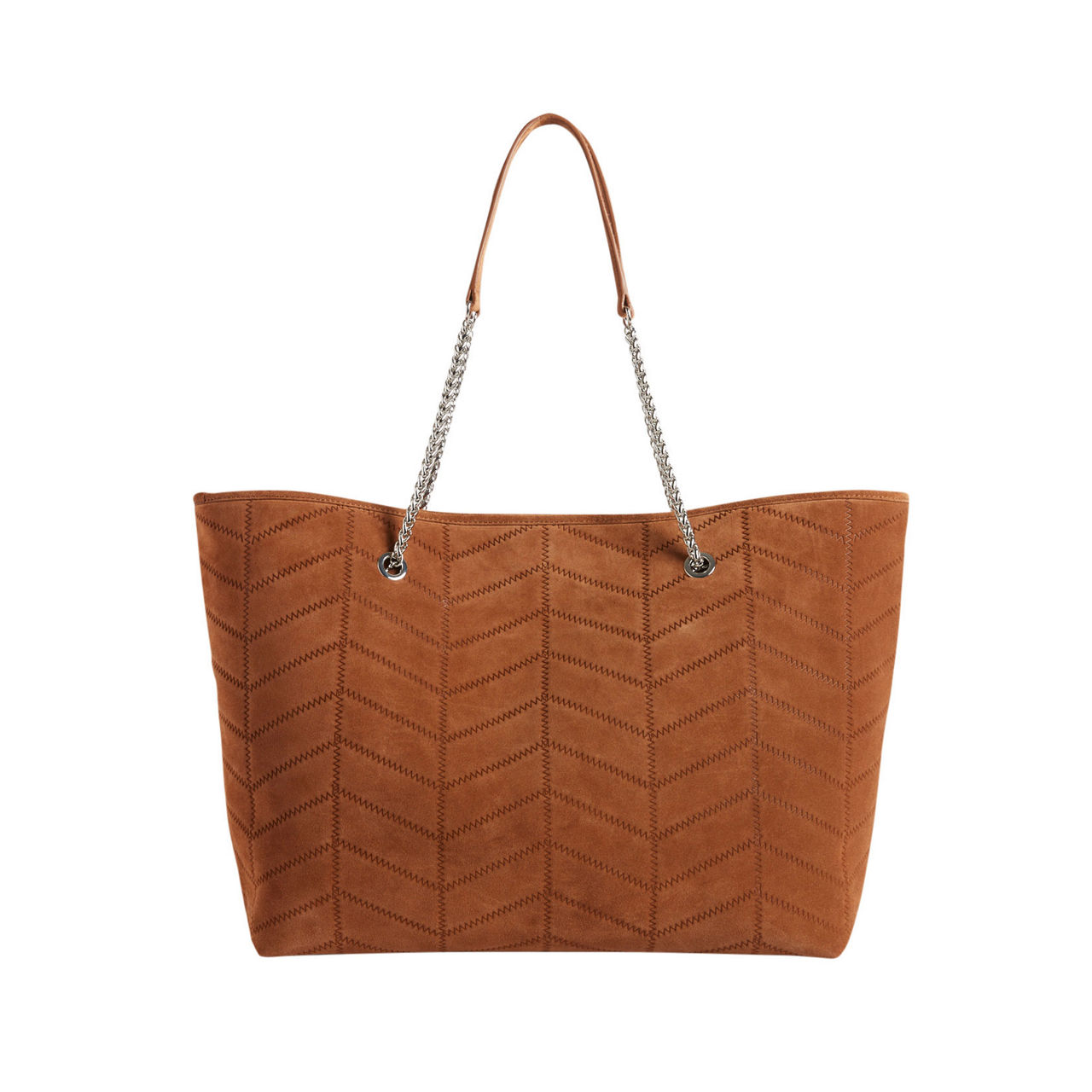 CLAUDIE PIERLOT Angela Cabas Suede Tote Bag