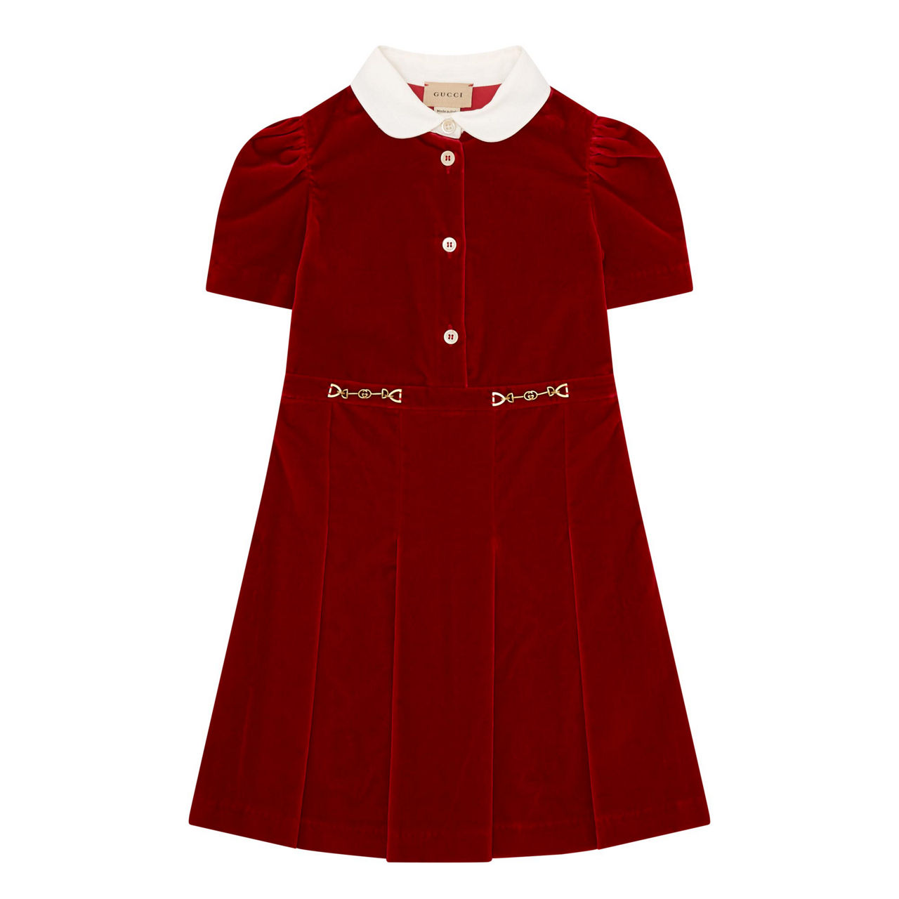 Gucci red velvet outlet dress