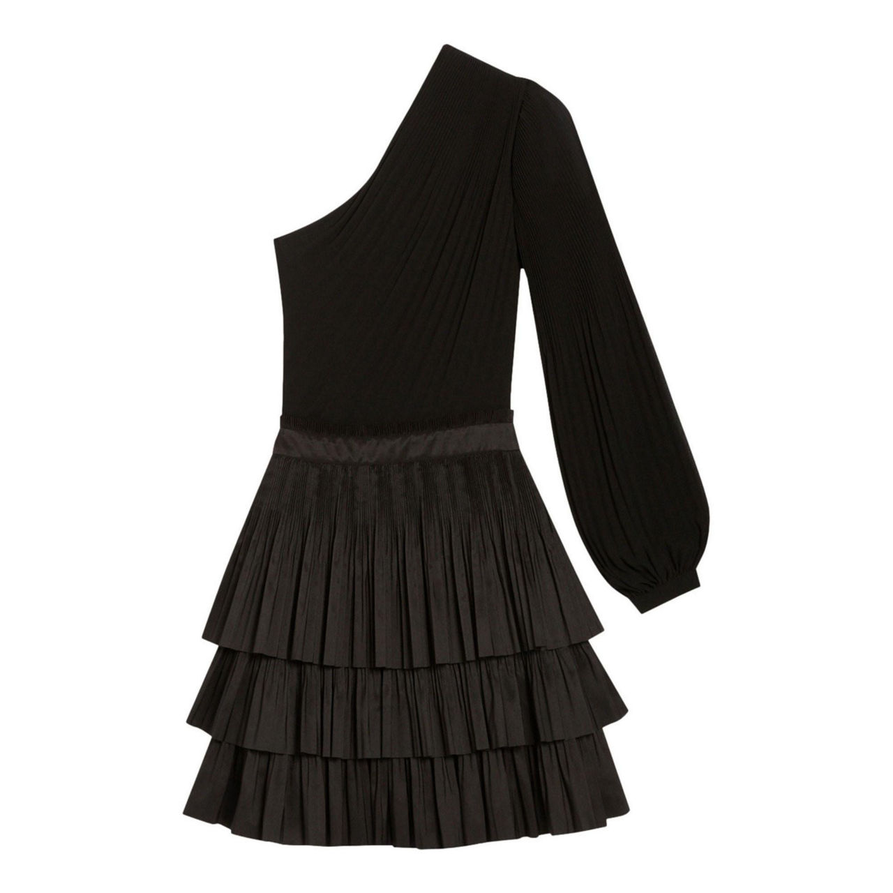 CLAUDIE PIERLOT Rapsodie Asymmetric Skater Dress