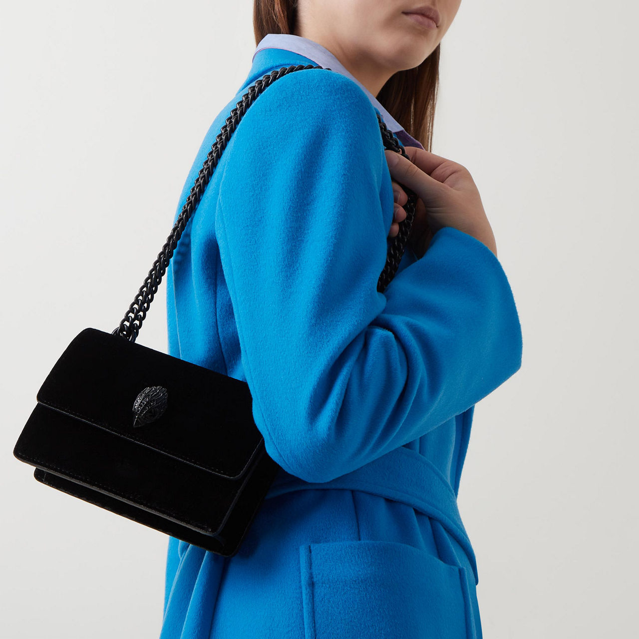 Shoreditch Velvet Shoulder Bag