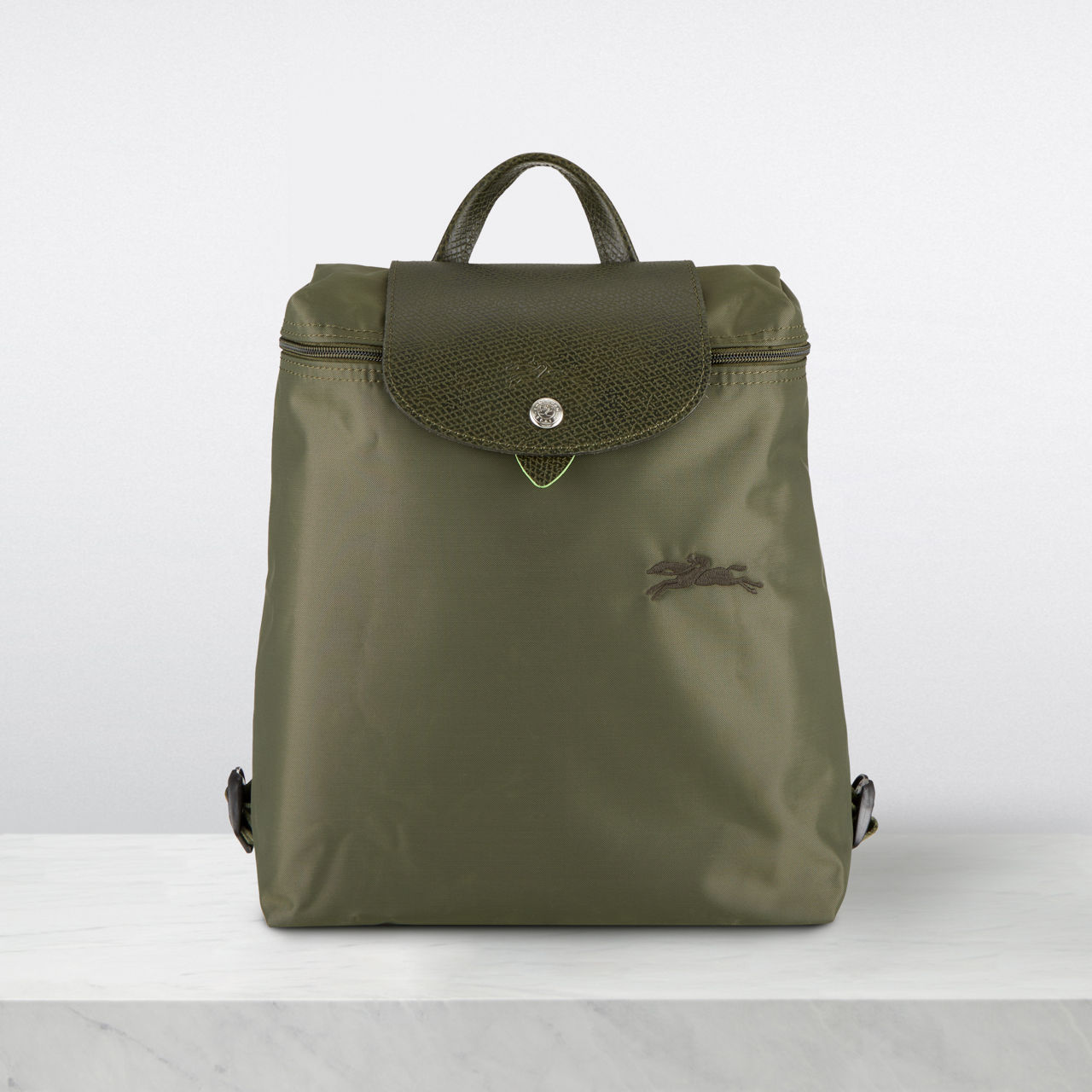 Longchamp backpack khaki hotsell