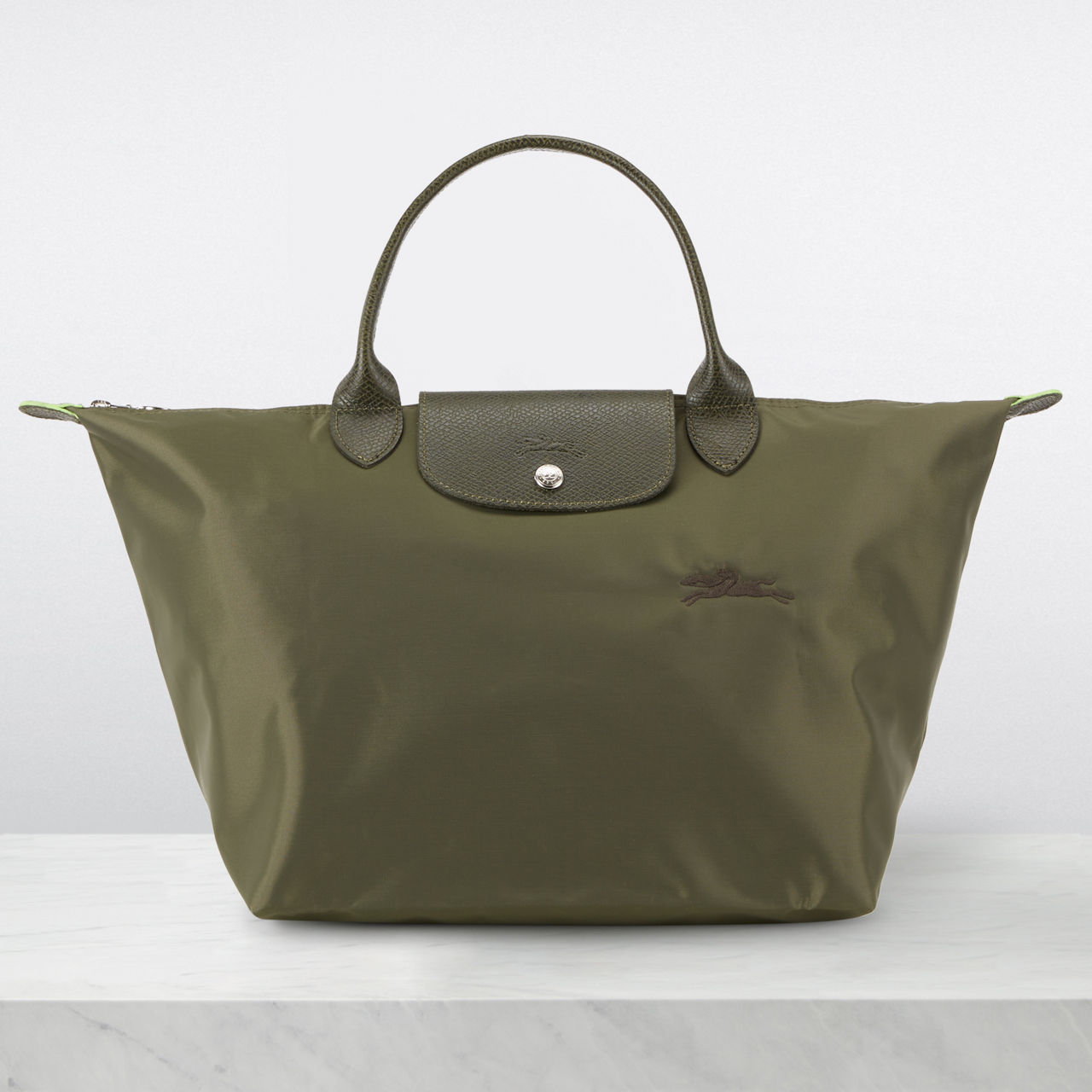 Light grey longchamp bag hot sale