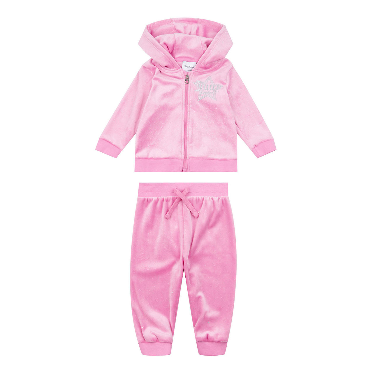 Wholesale Kids Studded Juicy Print Velour Tracksuit