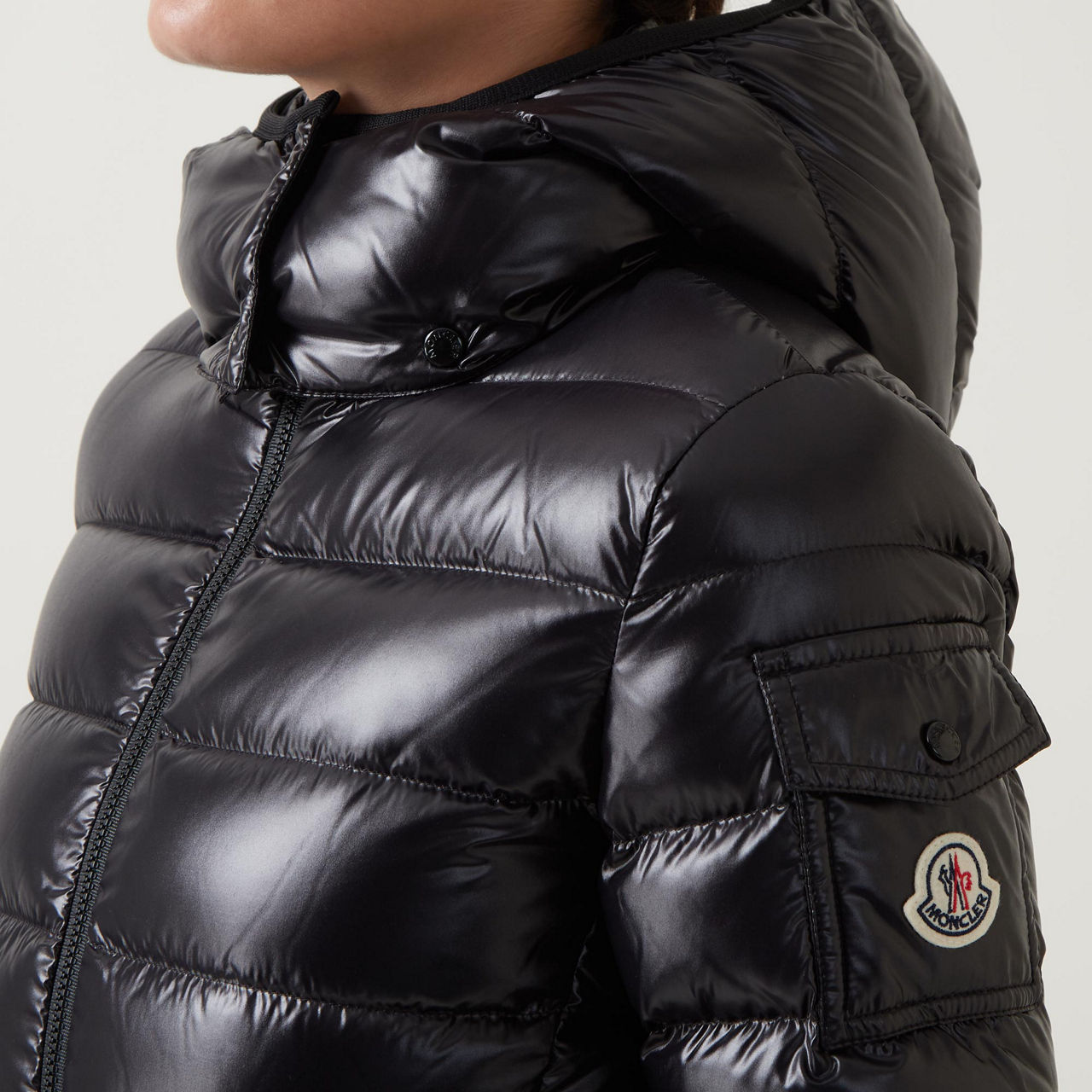 Moncler black bady jacket sale