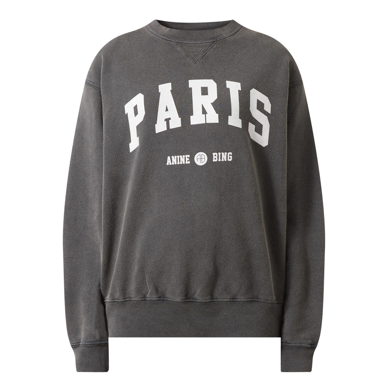 ANINE BING Ramona Paris Crew Neck Sweatshirt