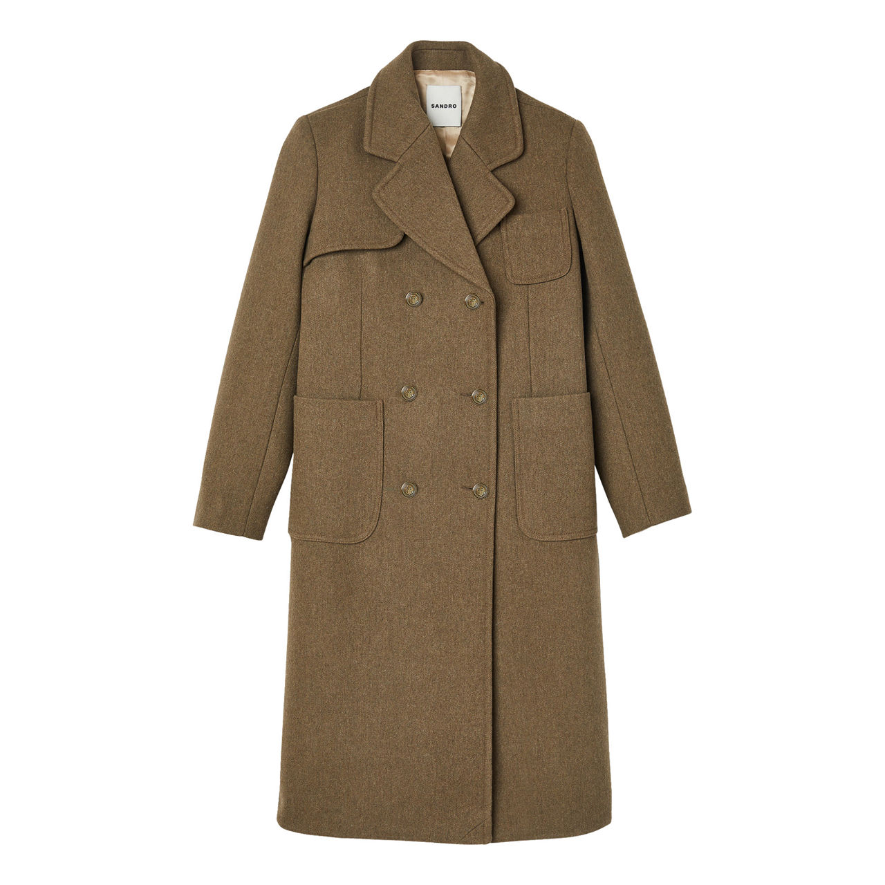 SANDRO Joshua Military Coat