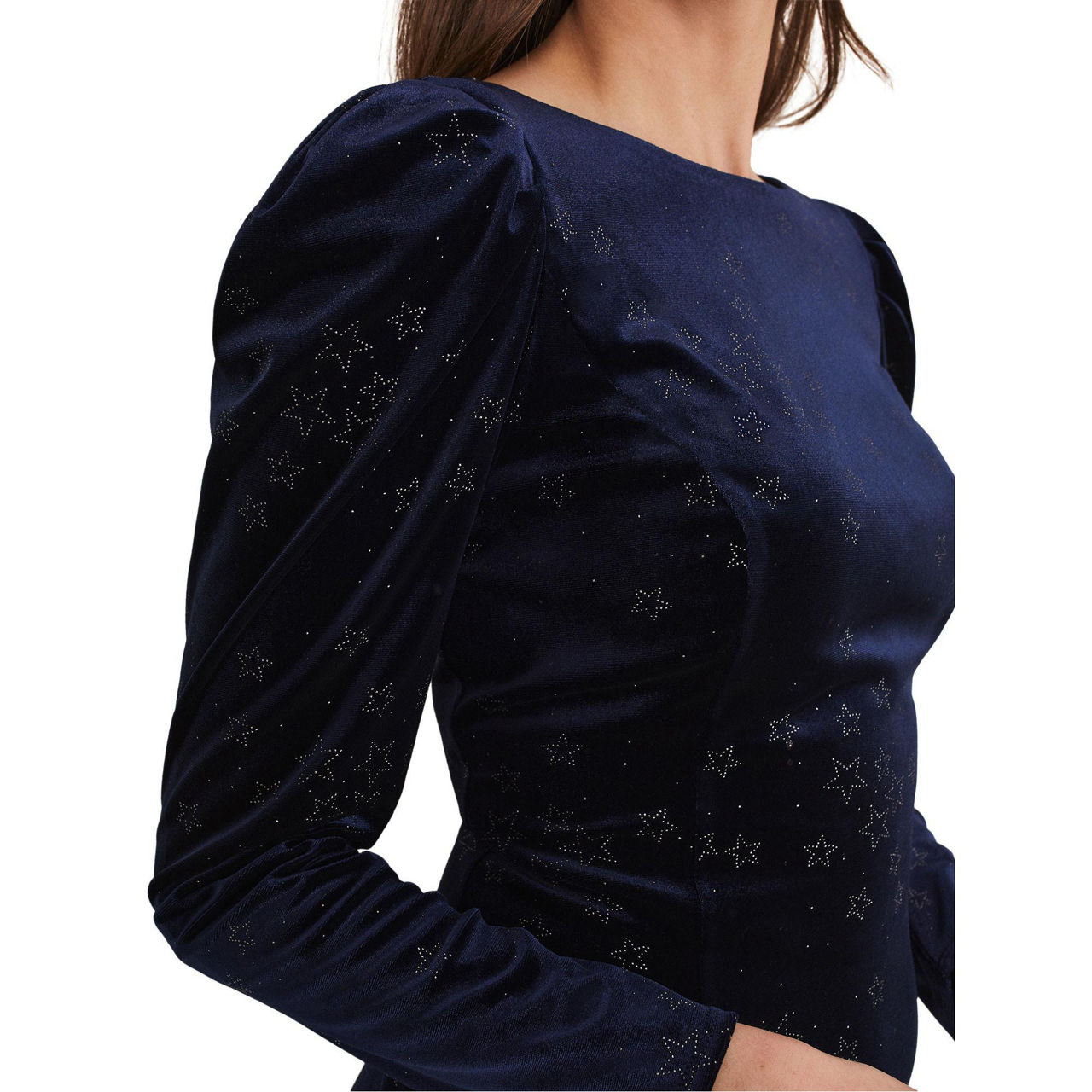 Blue velvet star on sale dress