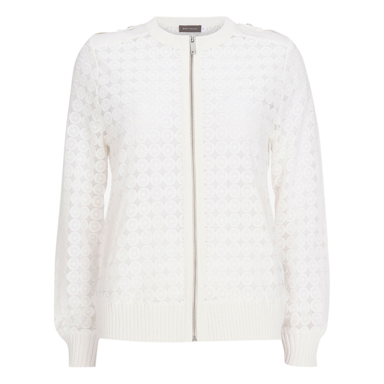 Mint velvet shop white jacket