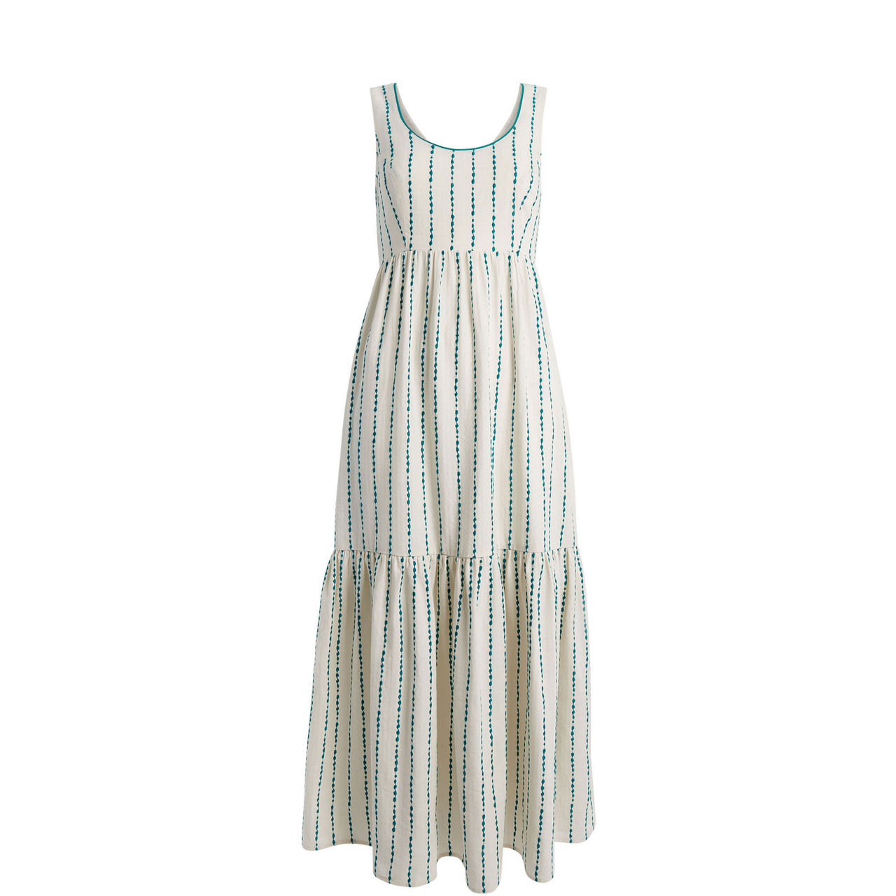 Whistles heart embroidered maxi clearance dress