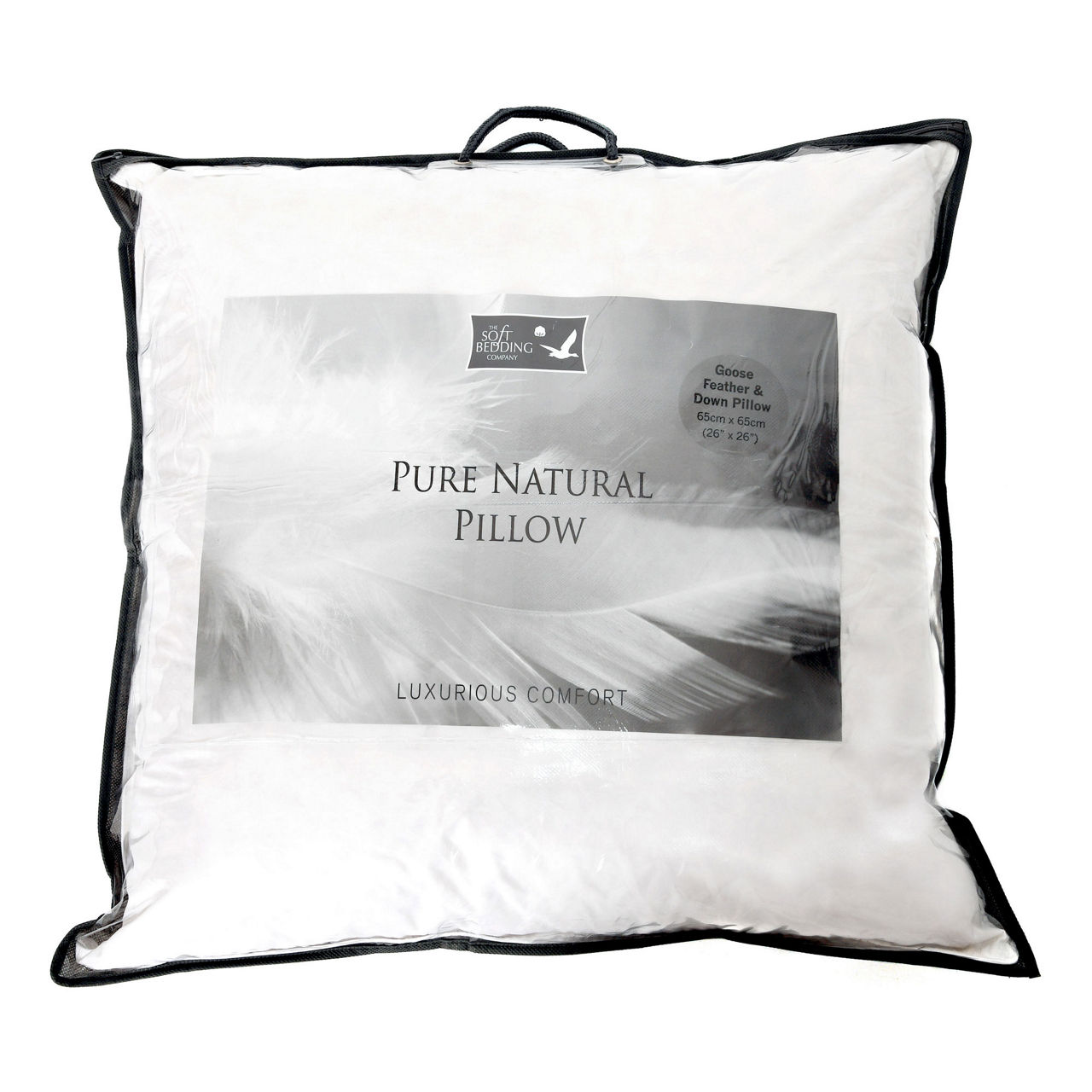 THE SOFT BEDDING COMPANY Goose Feather Down Square Pillow No Colour