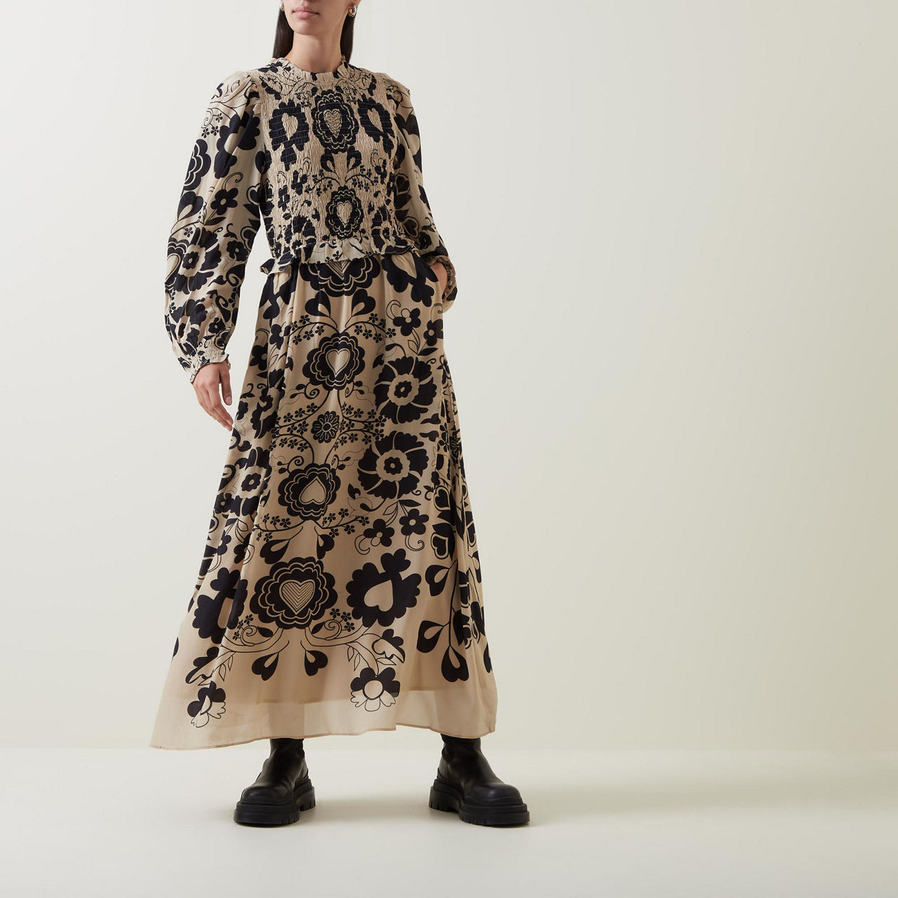 Edna Long Dress
