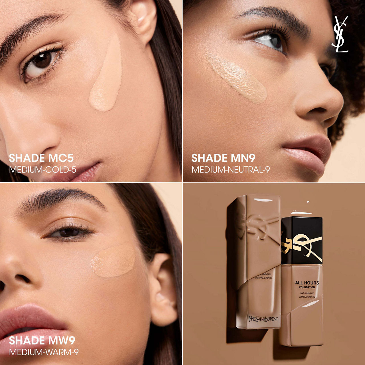 YVES SAINT LAURENT All Hours Luminous Matte Foundation SPF39