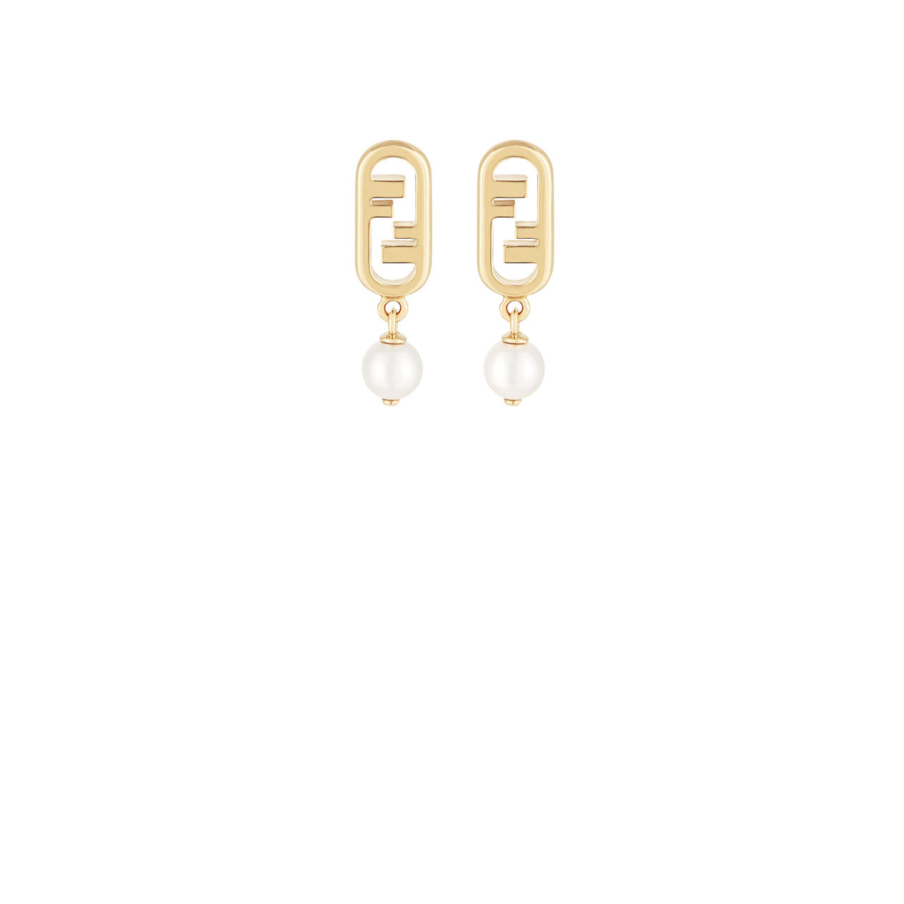 Fendi discount pearl earrings