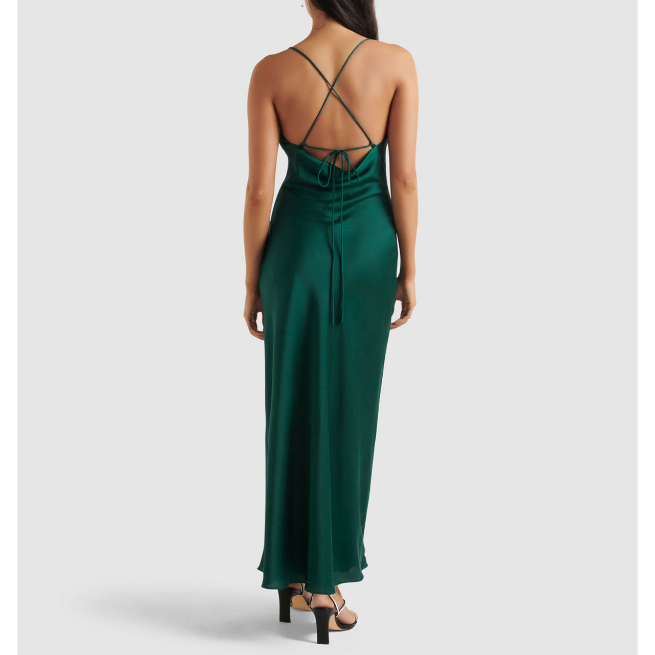 Blair Back Detail Maxi Dress Blue Day