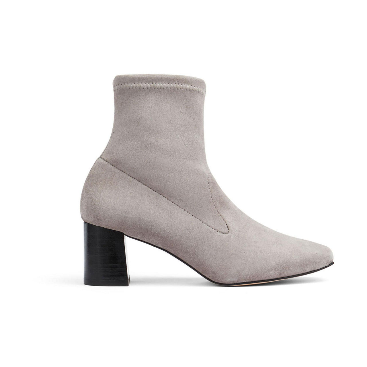 Amira Stretch Suede Ankle Boots