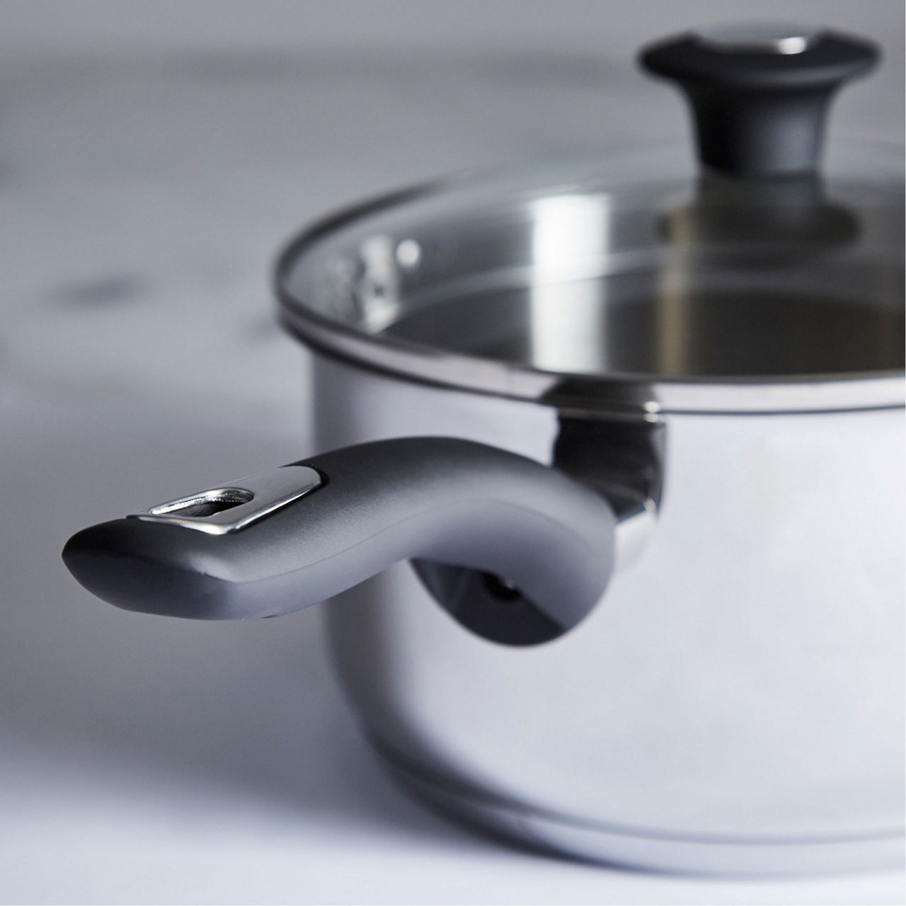 RKW Stainless Steel Saucepan With Draining Lid 20cm