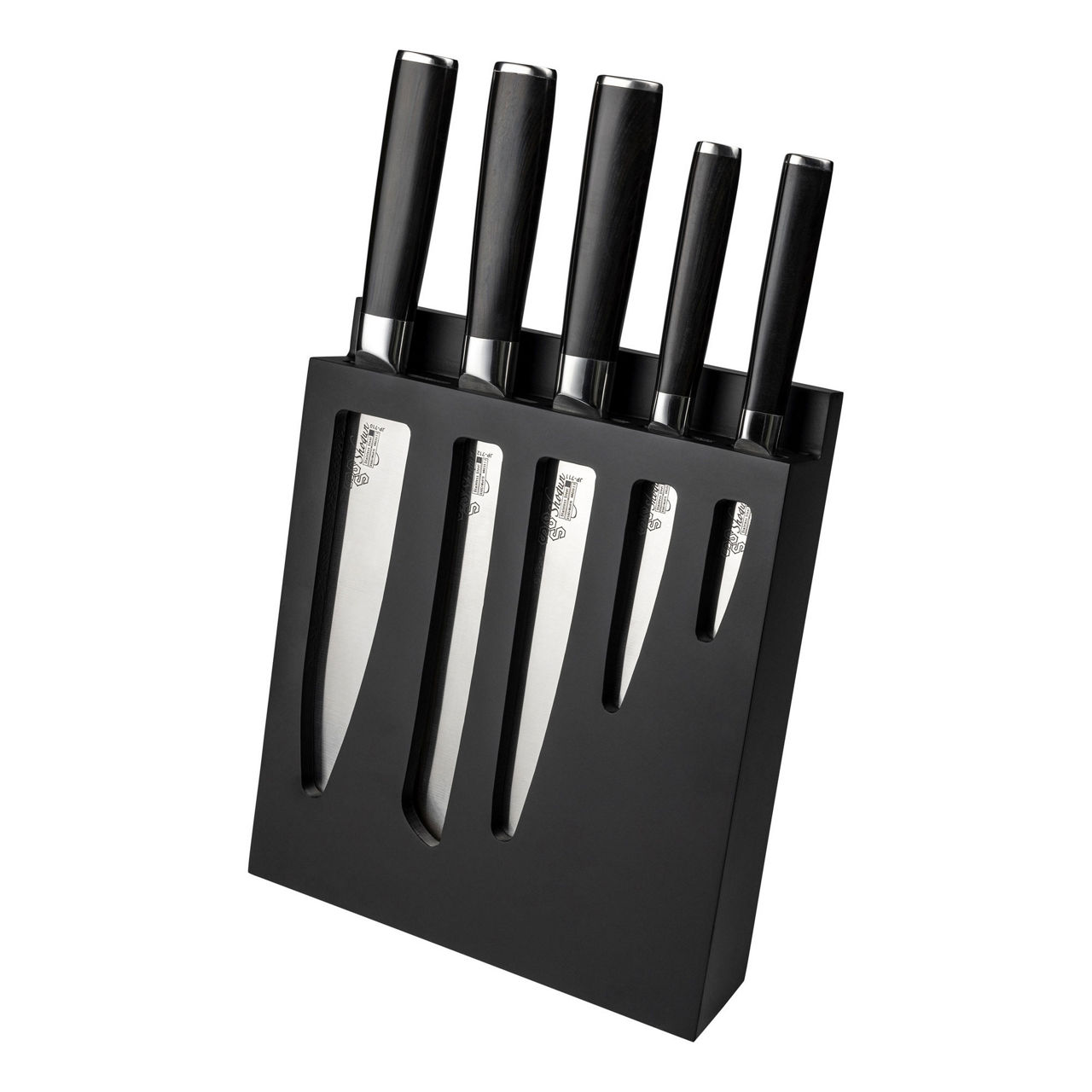 Kocpudu 6 Piece Stainless Steel Knife Block Set lzj5422