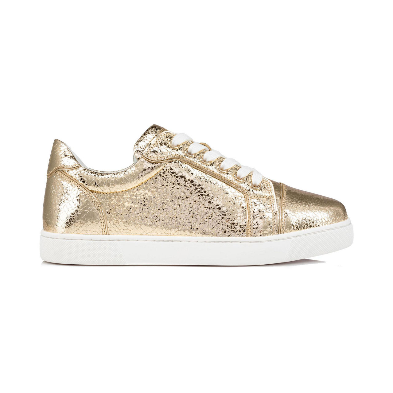 CHRISTIAN LOUBOUTIN Vieira Star Metallic Trainers