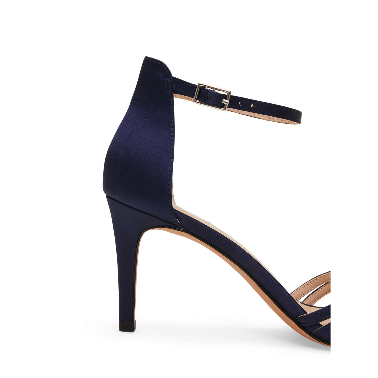 Navy blue strappy heels online