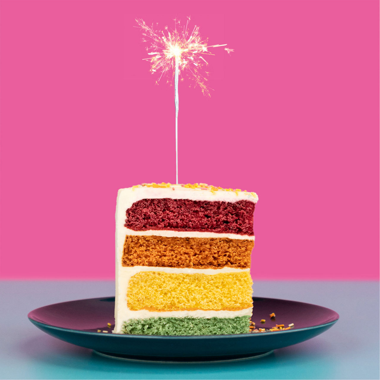 Rainbow Cake Baking Kit