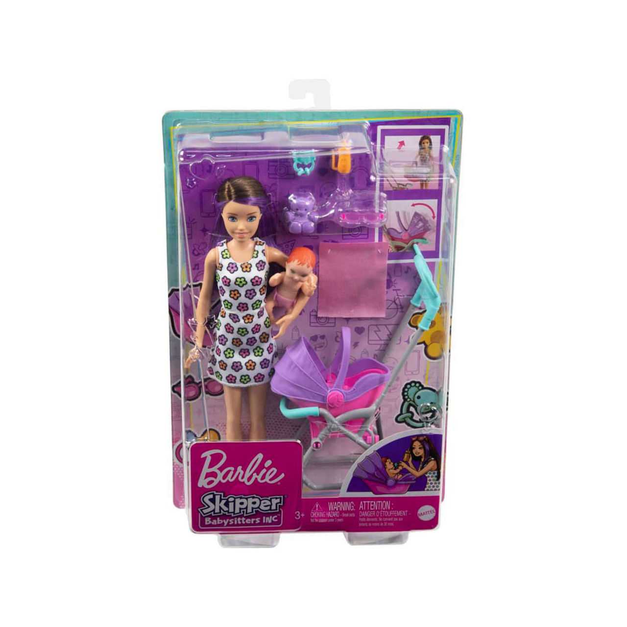 BARBIE Babysitter s Inc Skipper Doll Stroller