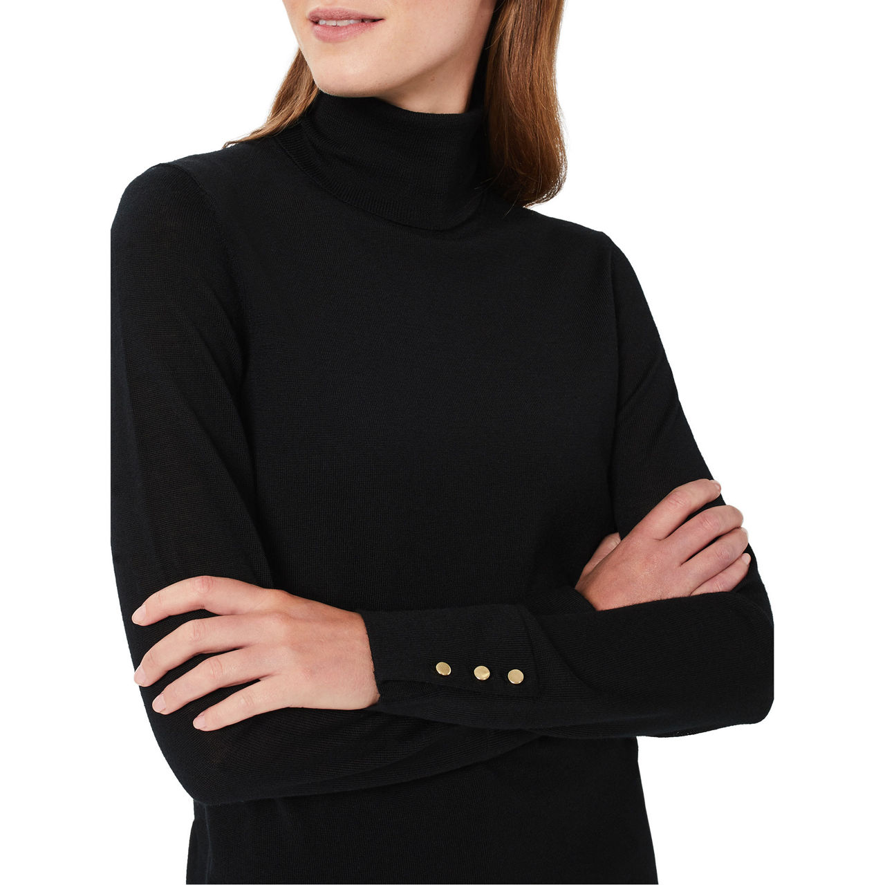 Hobbs lara roll neck jumper hotsell