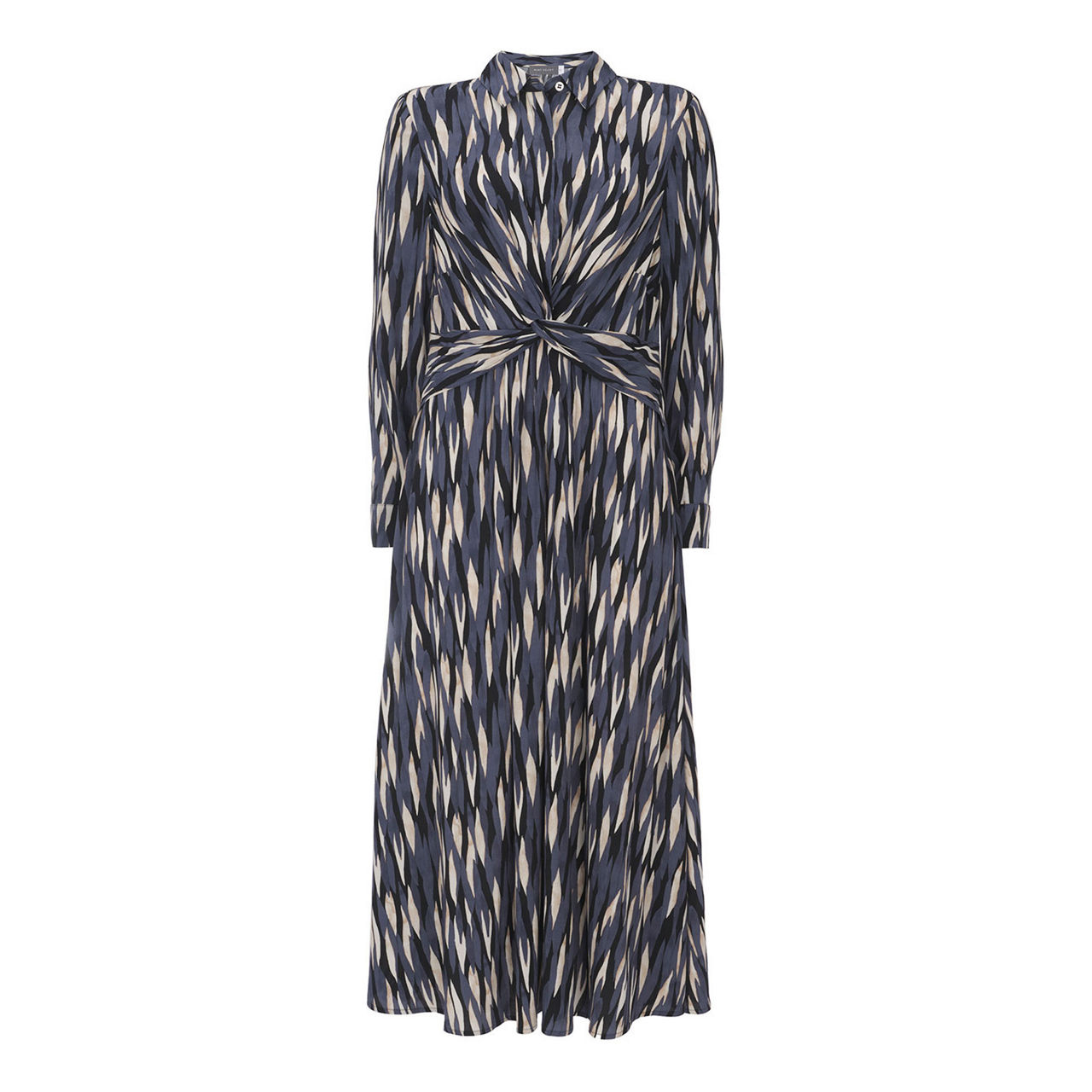 Mint velvet twist front shirt dress hotsell