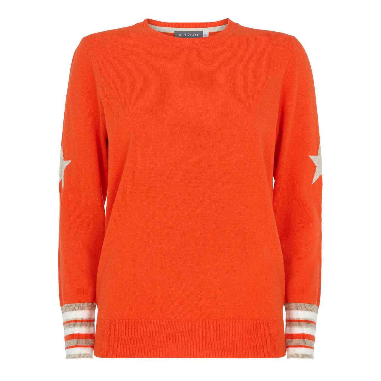 MINT VELVET Star Stripe Cuff Sweater
