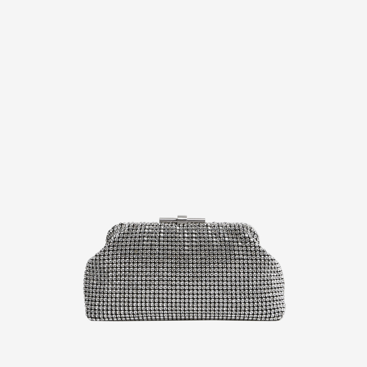 Pancia Woven Leather Clutch
