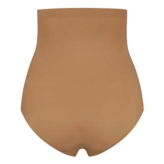 BYE BRA Invisible High Waisted Briefs - Light Brown