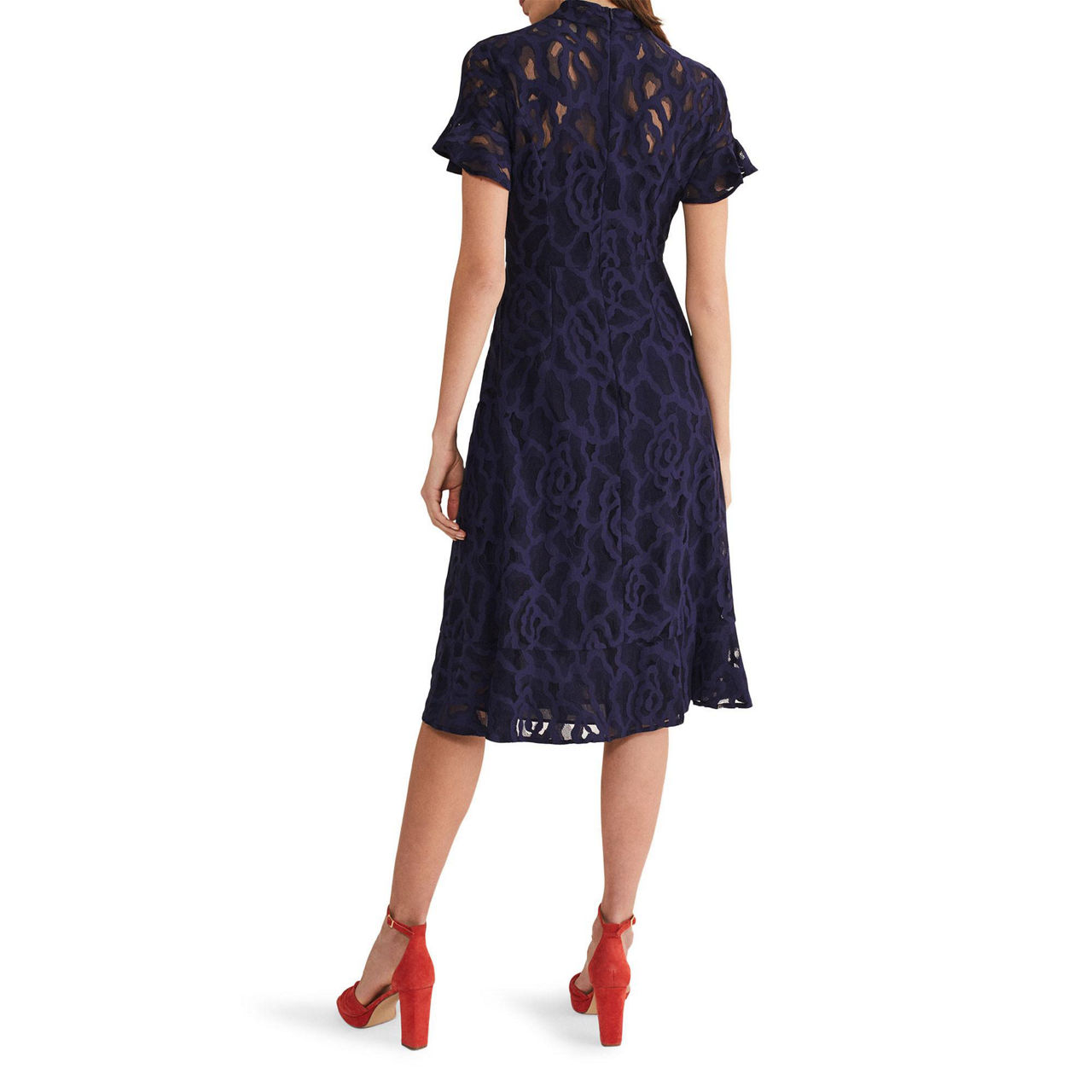Lulu blue lace dress best sale