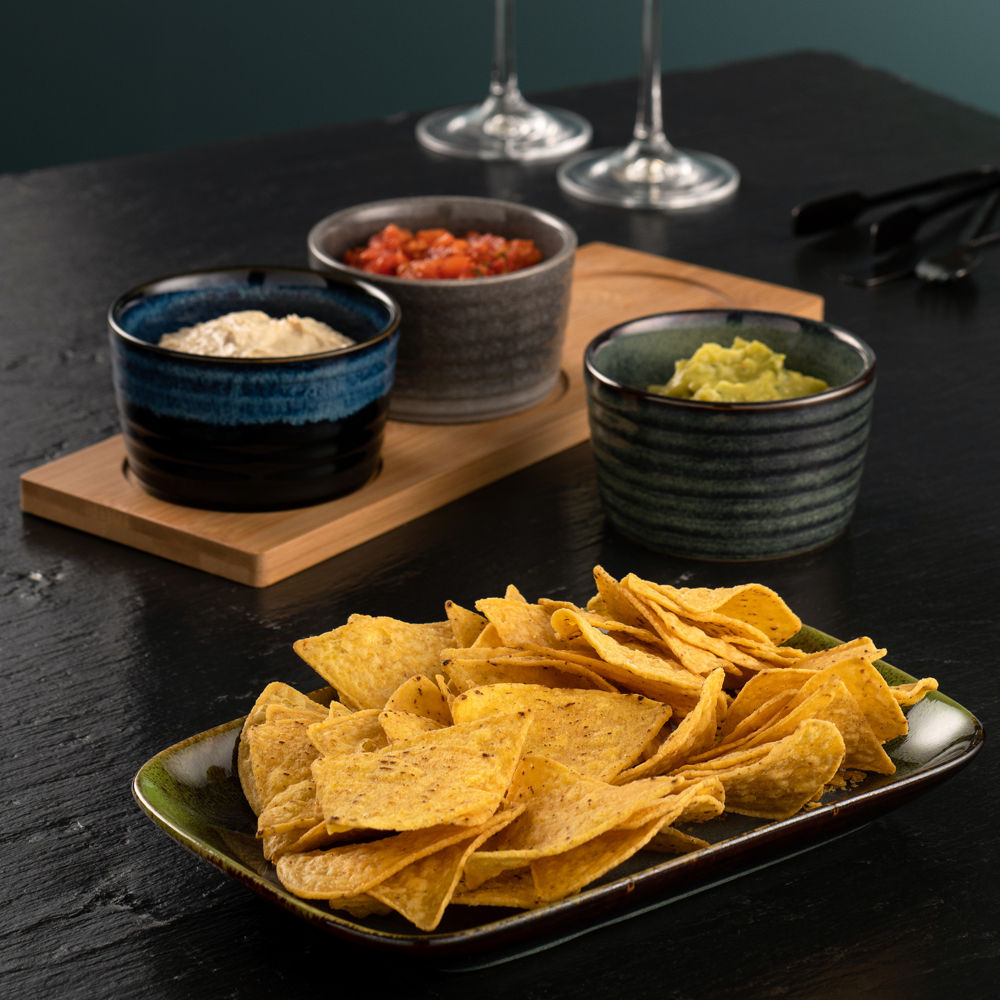 Koda Triple Bowl Four-Piece Serving Set