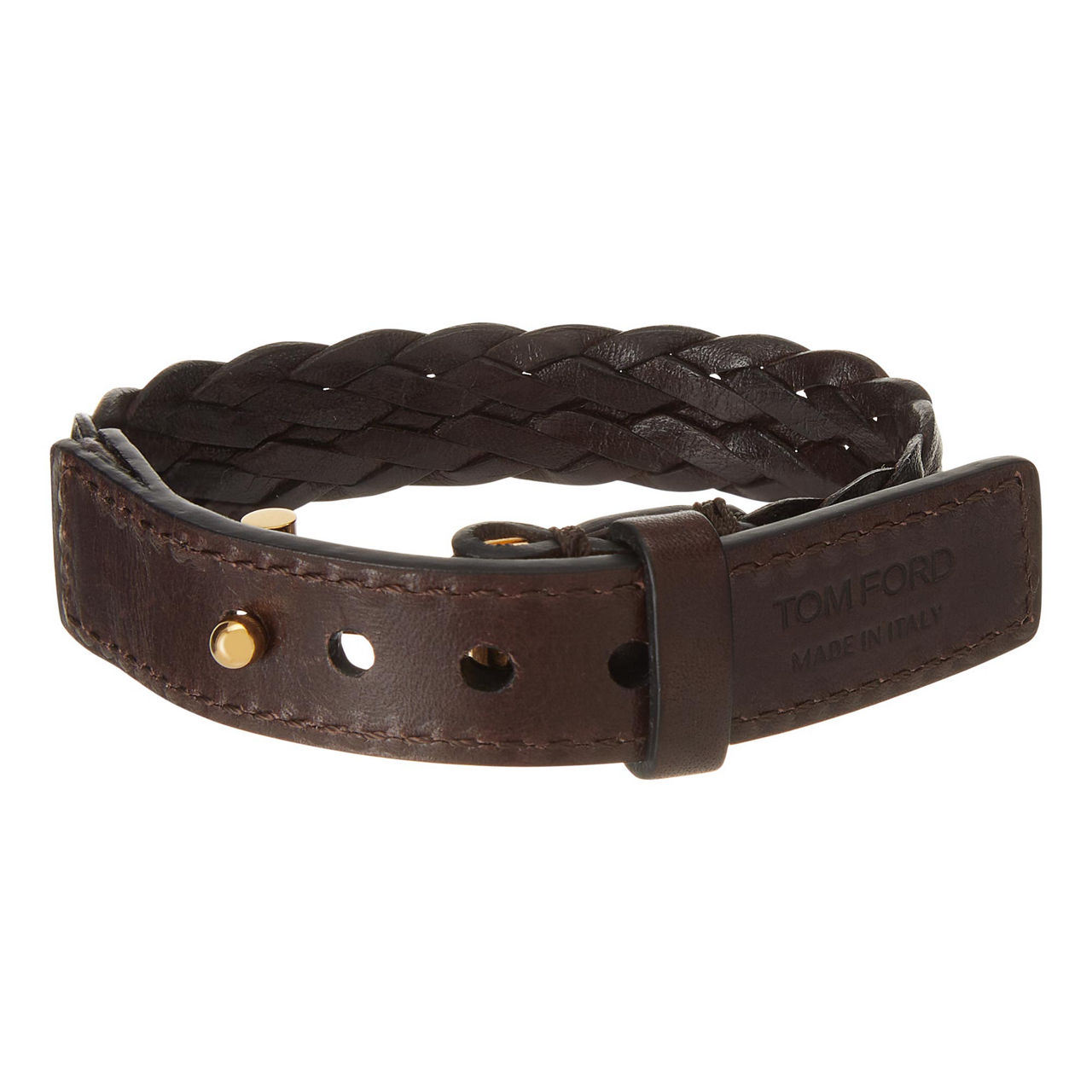 Tom ford woven hot sale leather bracelet