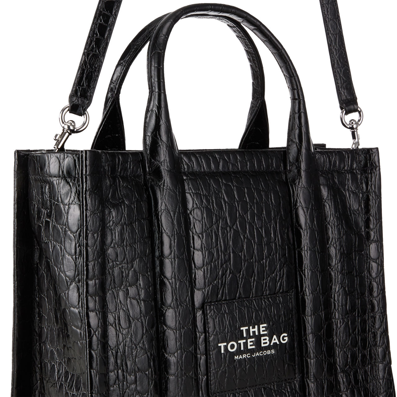 MARC JACOBS The Croc Embossed Medium Tote Bag