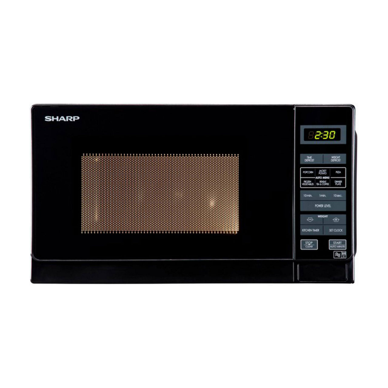 sharp r28stm solo 23l 800w microwave stainless steel